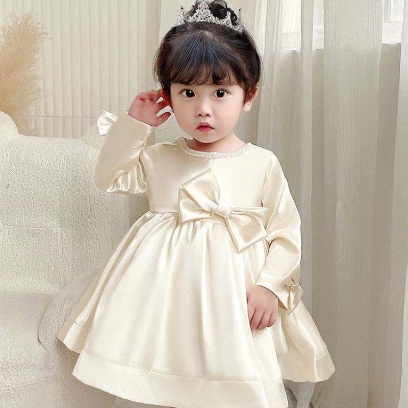 Vestido paraniños de baigra Party Wear Wairy Flower Girls Vestidos de 6 años Vestido de pelota 9105