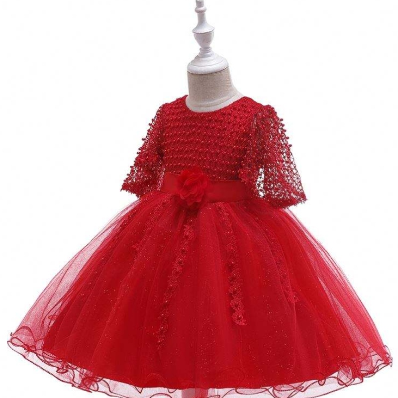 Baige cumpleaños lindo vestido de fiesta de chicas encantadorasnavidad baby flower kids boutique l5115
