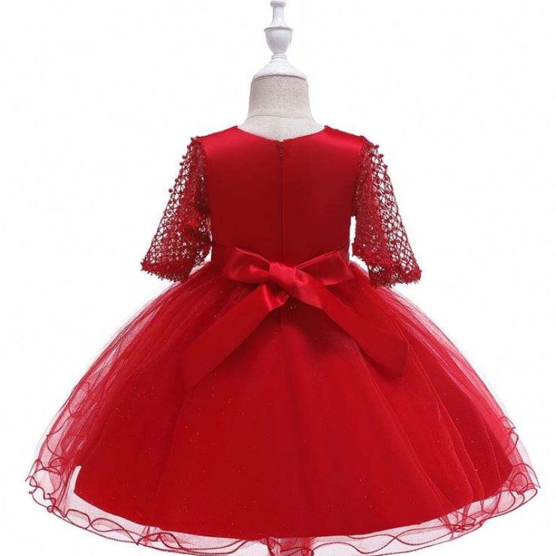 Baige cumpleaños lindo vestido de fiesta de chicas encantadorasnavidad baby flower kids boutique l5115