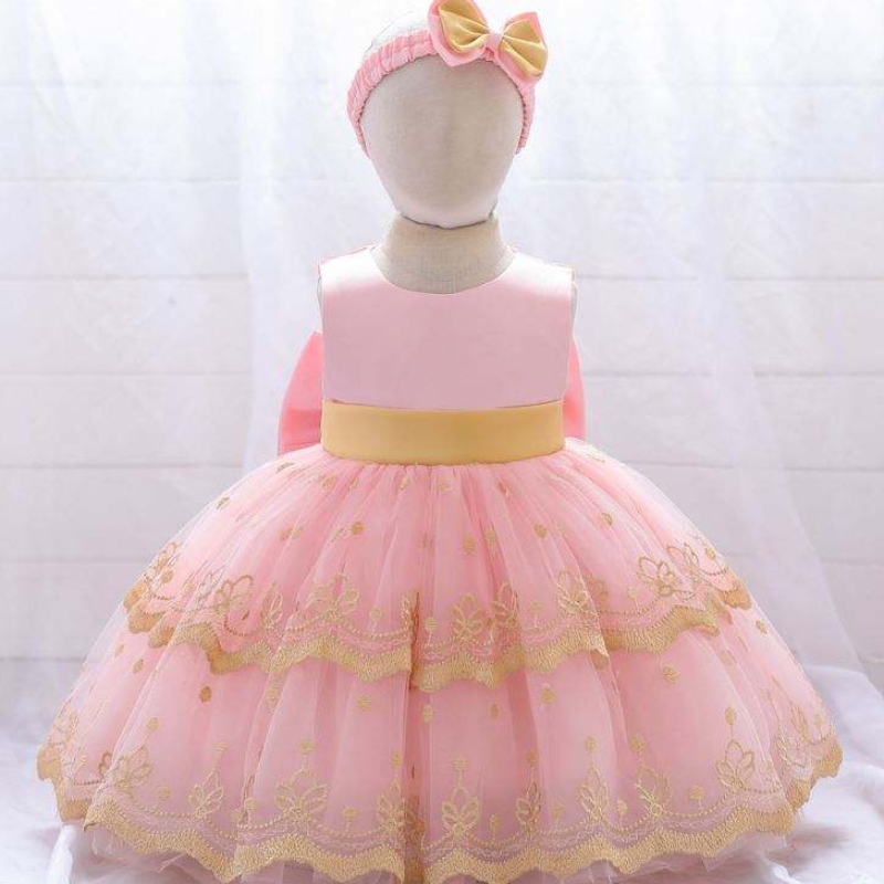 Baige Hot Sale Girl Flower Flower Kids Preciosos Tutu Tutu Girls