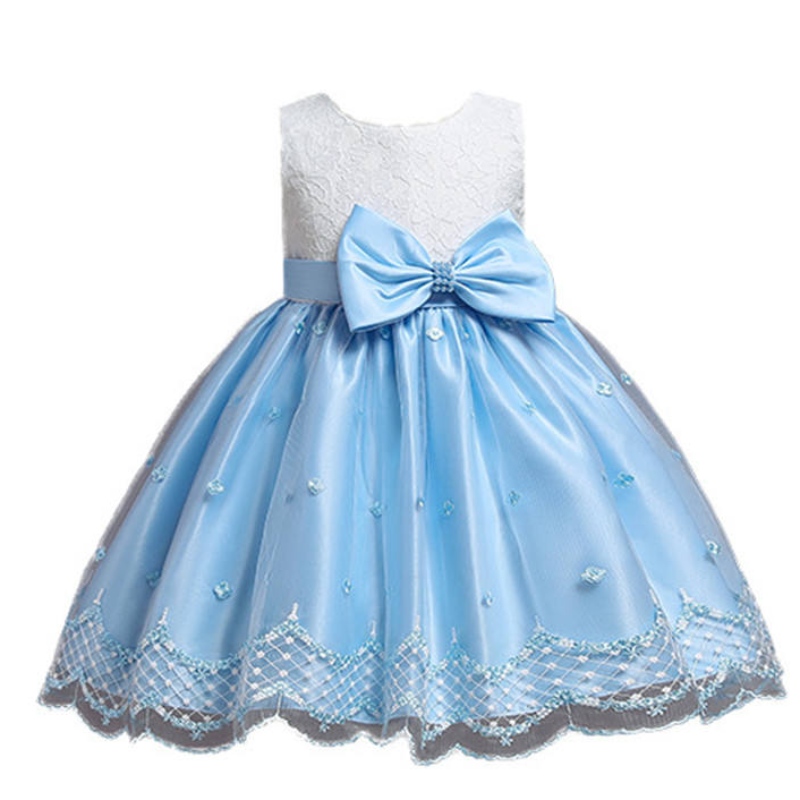 Vestido de princesa deniños Vestido de flores Cumpleaños Fluffy Little Gatwalk Traje