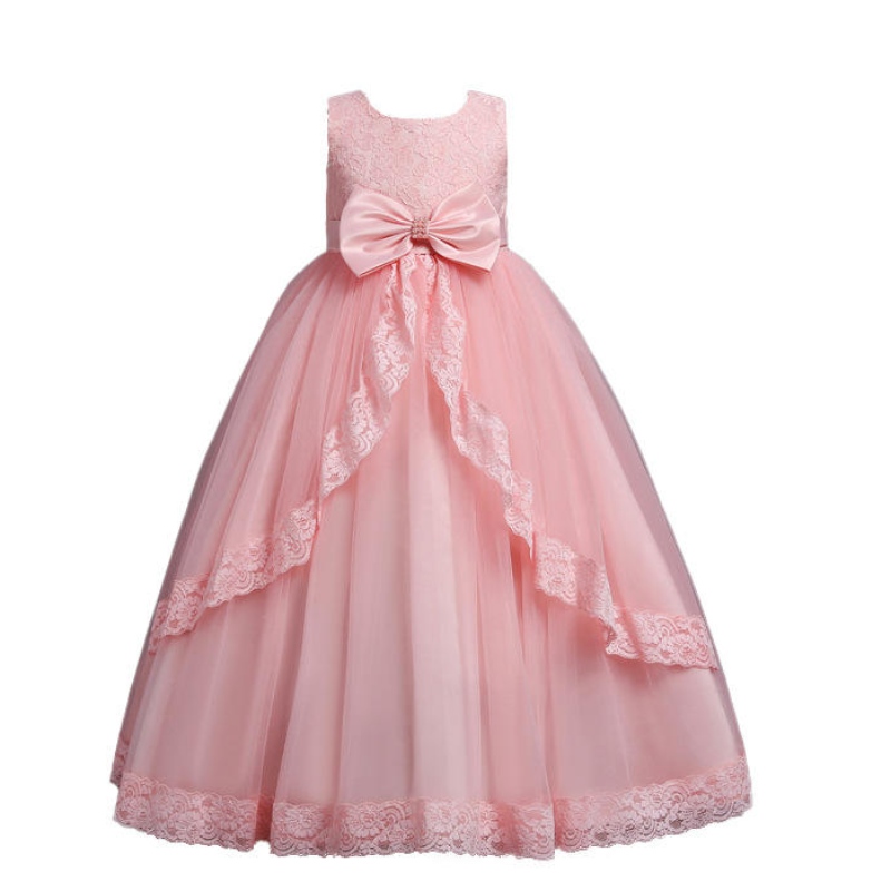 Vestido de princesa elegante Vestidos de flores paraniñas Vestidos paraniños vintage para la fiesta de baile de fiesta de Navidad