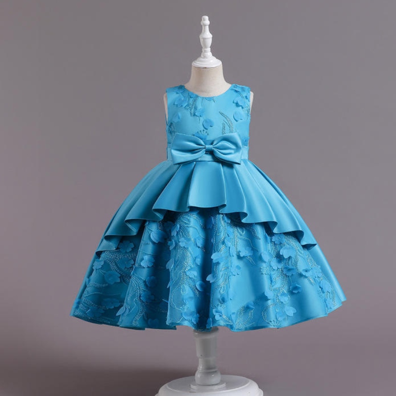 Vestido formal de fiesta de lujo para cumpleaños paraniños vestidos de Navidad paraniñas tutu tutu flower chicas vestidos