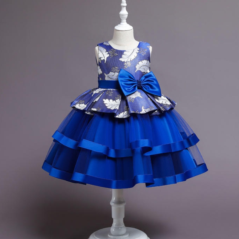 Vestido denovia de encaje deniñas Vestido de princesa bordadaniña de flores Tutú