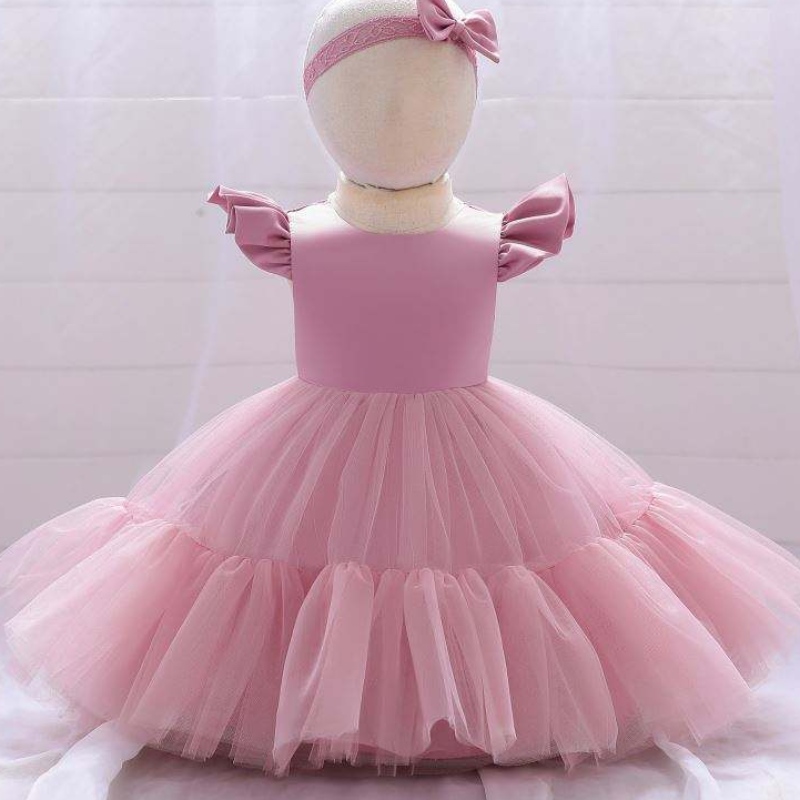 Baige New Fashion Flower Girl Dress Baby Party Bedding Wedding Princess Kids Clothing Vestidos L2038XZ