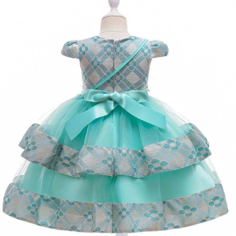 Baige paraniños al por mayor ropa flores con bolso vestido floral paraniños paraniña de 3 años vestida deniño elegante