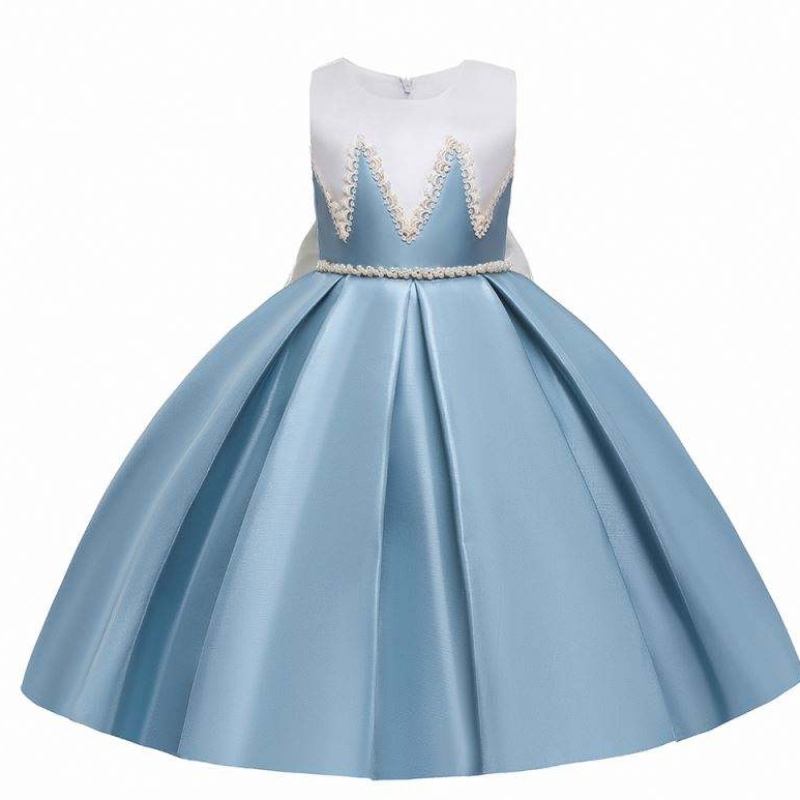 Vestido de fiesta de cumpleaños deniña de Baige Bordado de bordado de lentejuelas Mesh Satin Dresses