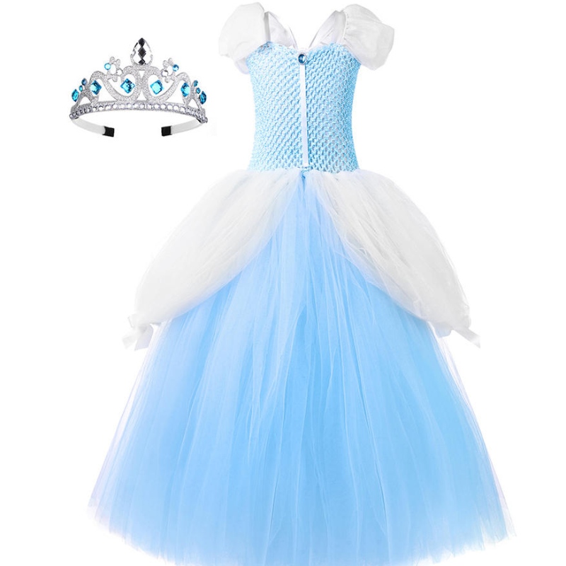 Vestido de princesa deniñas Fanche Costume Rol Play Vestido de fiesta de baile de baile de la fiesta Vestido