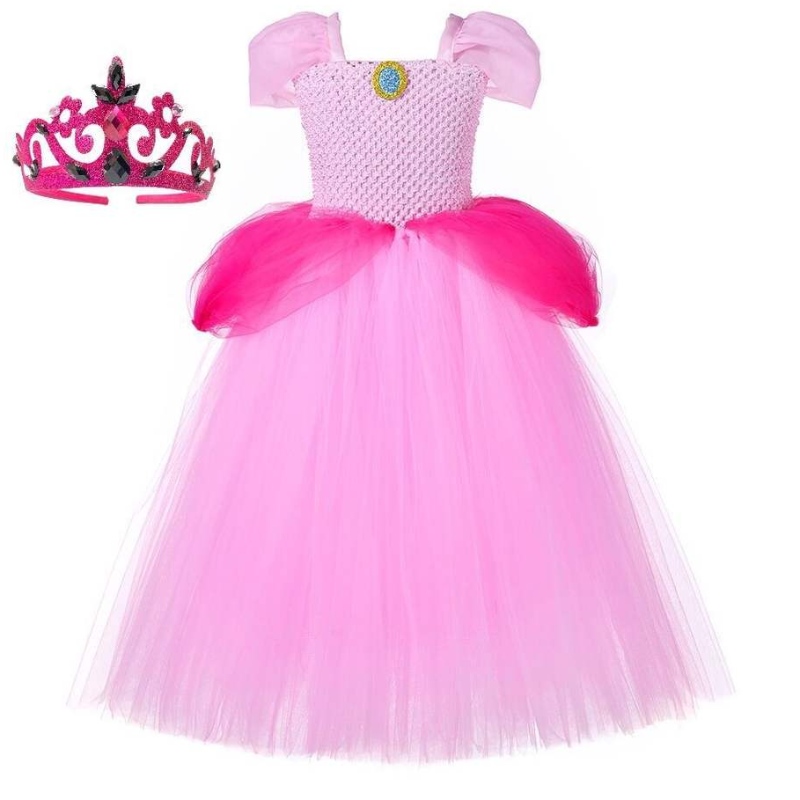 Girls princesa disfraz de halloween fiesta de cumpleaños vestida cosplay