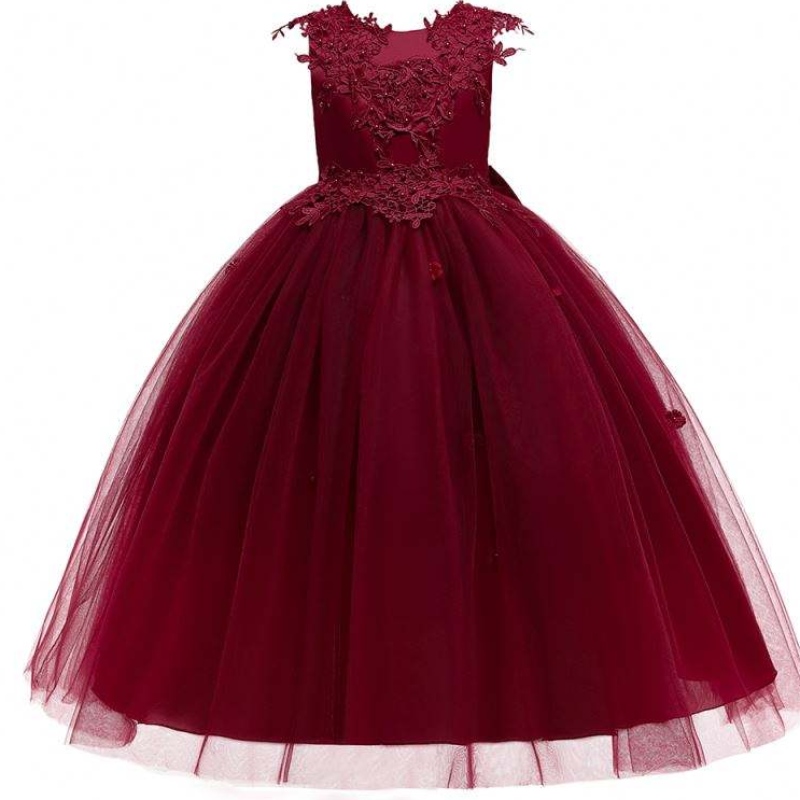 Baige New Llegable Baby Frock Design Style Corean Lace Formal Farty Farty Vestido LP-280