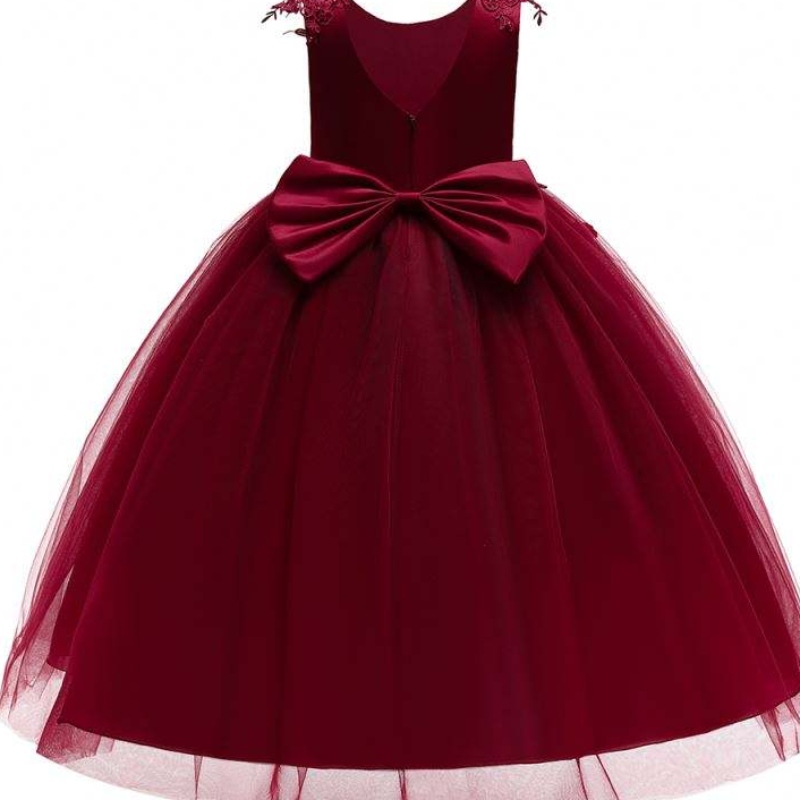Baige New Llegable Baby Frock Design Style Corean Lace Formal Farty Farty Vestido LP-280