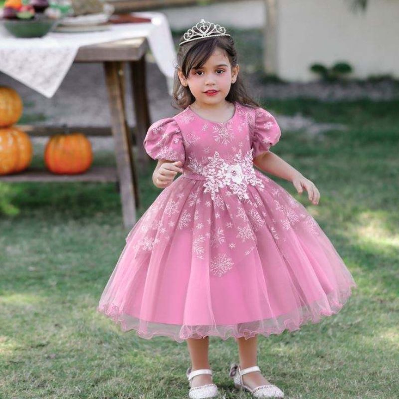 Baige aplicado manga cortanueva diseño paraniñas vestidos de fiesta paraniñas paraniñas paraniños