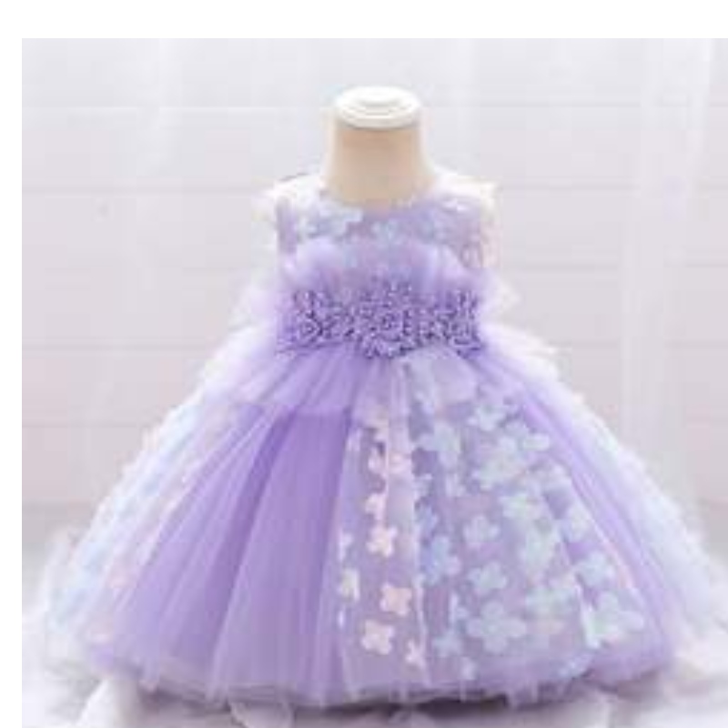 Baige Lovely Flower Bridesmaid Girls Party Vestidos denoche paraniños Vestidos denovia L2030XZ