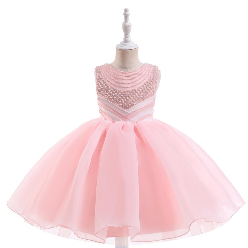 Baige Sequin Princess Girls Vestidos de cumpleaños encantadores Fiesta de chicas paraniñas de 6 años Diseños de vestidos para bautismo