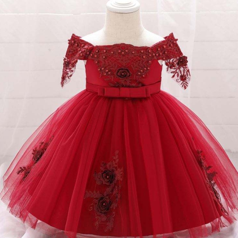 Vestido de bebé Fotos de la pelota Partido de la boda de losniños Damas de honor L5057XZ
