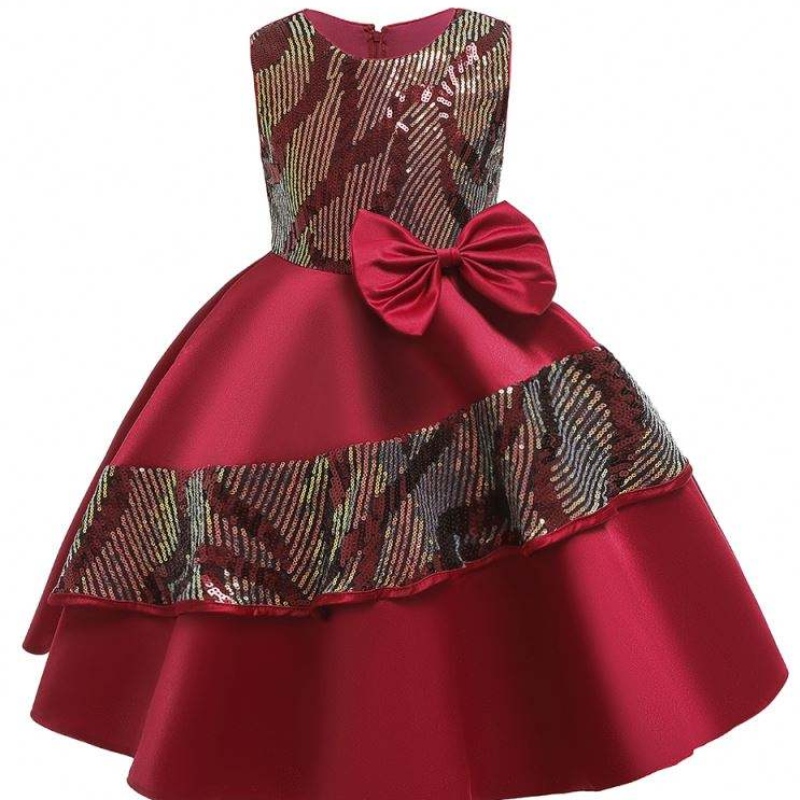Diseños de lentejuelas elegantes de vestidos de vestir paraniñas Party bling bling vestidos paraniños ropa l5146