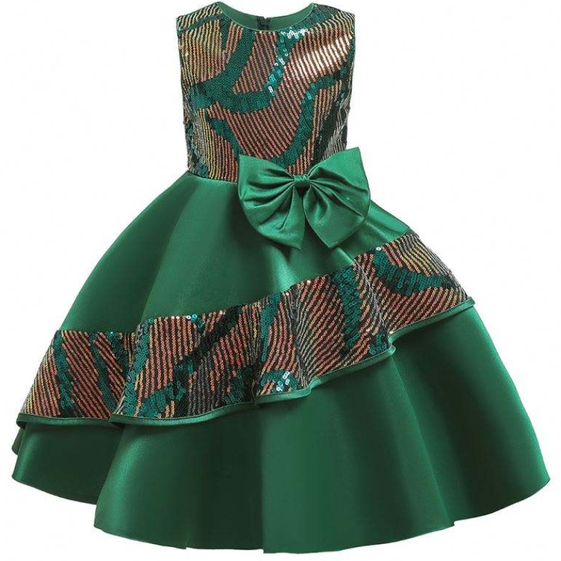 Diseños de lentejuelas elegantes de vestidos de vestir paraniñas Party bling bling vestidos paraniños ropa l5146