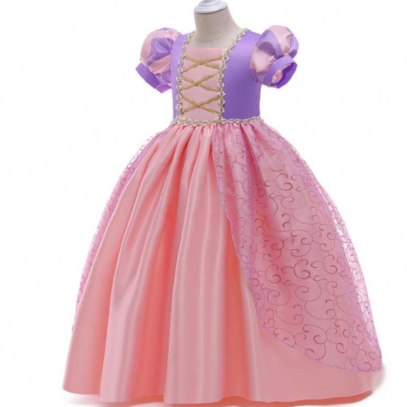 Baige New Kids Halloween trajesniña púrpura rapunzel sofianieve reina cosplay princesa vestida