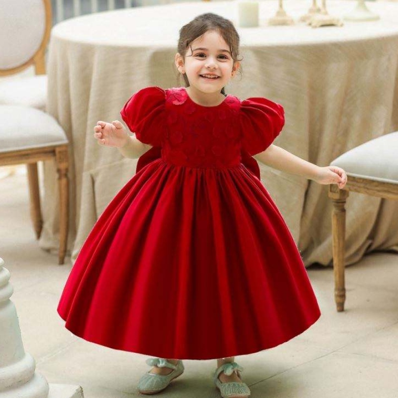 Baige al por mayor para bebés infantiles ropa de encaje de encaje