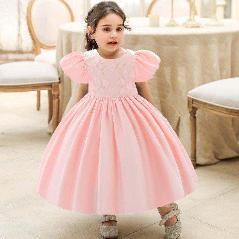 Baige al por mayor para bebés infantiles ropa de encaje de encaje