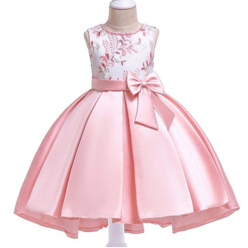 Vestido paraniños al por mayor elegante encaje de alta calidad Fiesta deniños G de vestidos denoche florales T5087