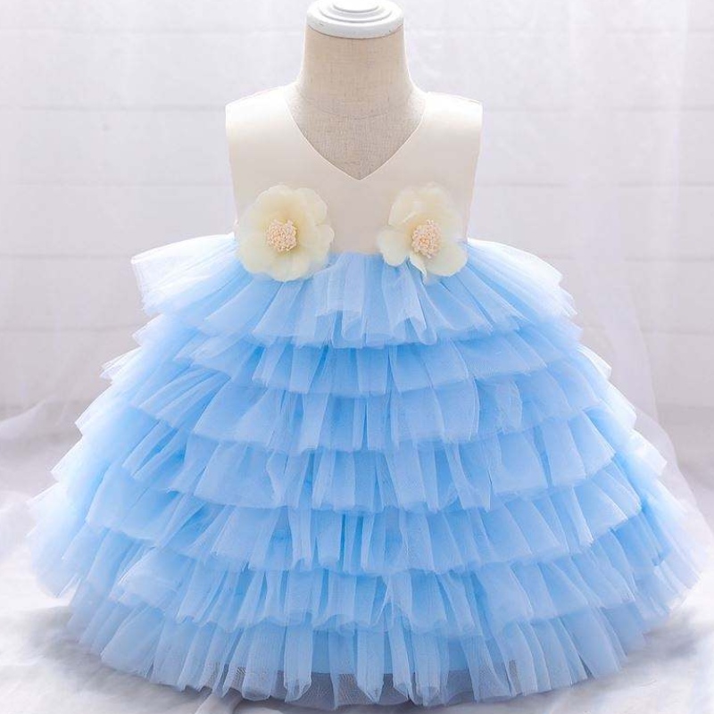 Baige Últimosniños Bautismo Baptismo Vestido deniña 0-6 años