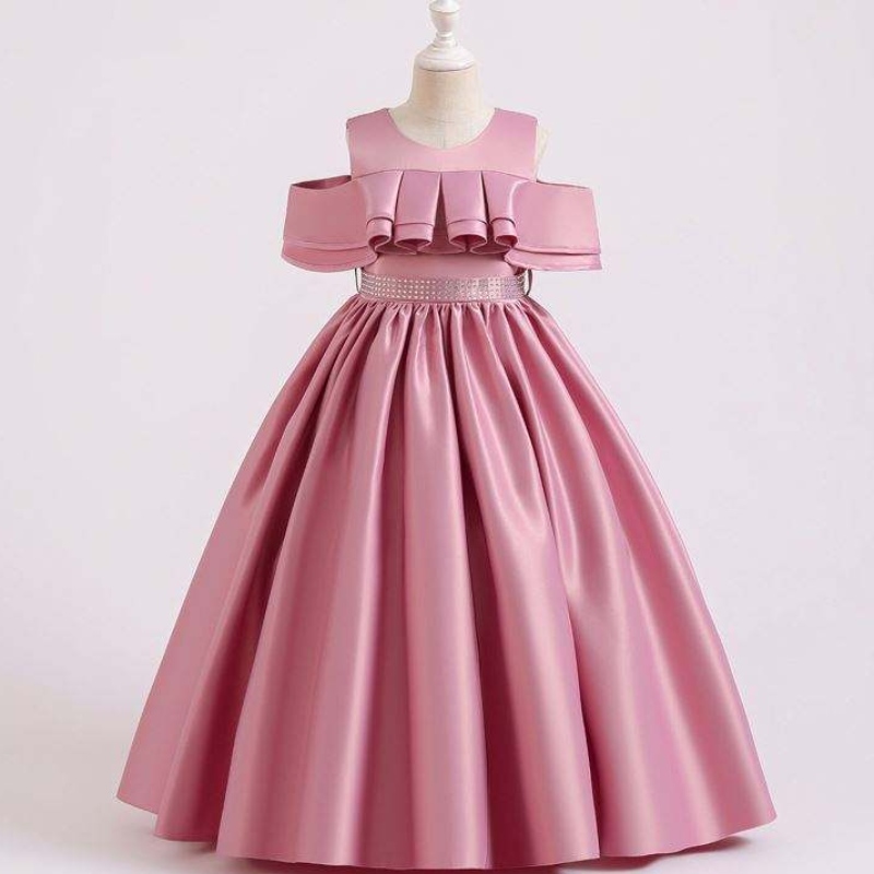Baige Boutique New Girl Party Dresses fuera de hombro Long Flower Night Party Vestido 2058