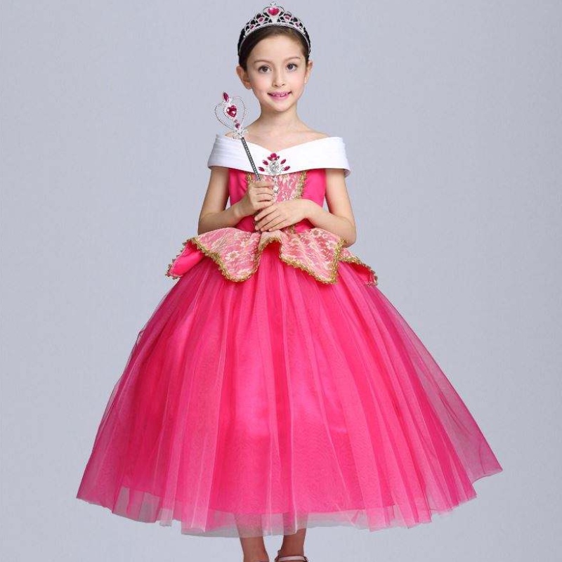 Lanueva belleza de hielo ynieve y la bestia Belle Princess Dress Aello Sleeping Beauty Falda SMR022