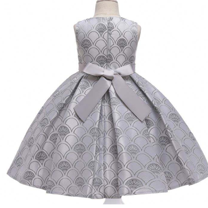 Baige Summer Nuevo diseño Beauty Lace Niños Vestidos sin mangas paraniñas Casuales Vestidos para bebés