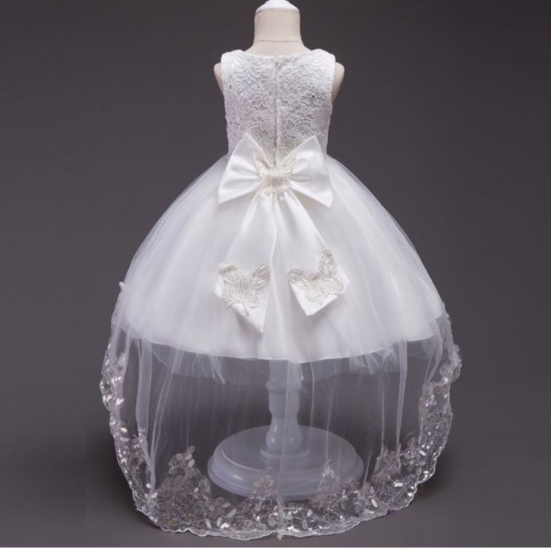 Baige Venta caliente Nuevo encaje de encaje con lentejuelas adorables vestidos deniña deniña paraniñas