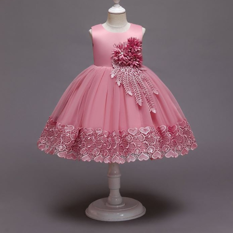 Baige Children Dresses Girl Party Fiet Girl Vestidos de fiesta de bodas paraniña