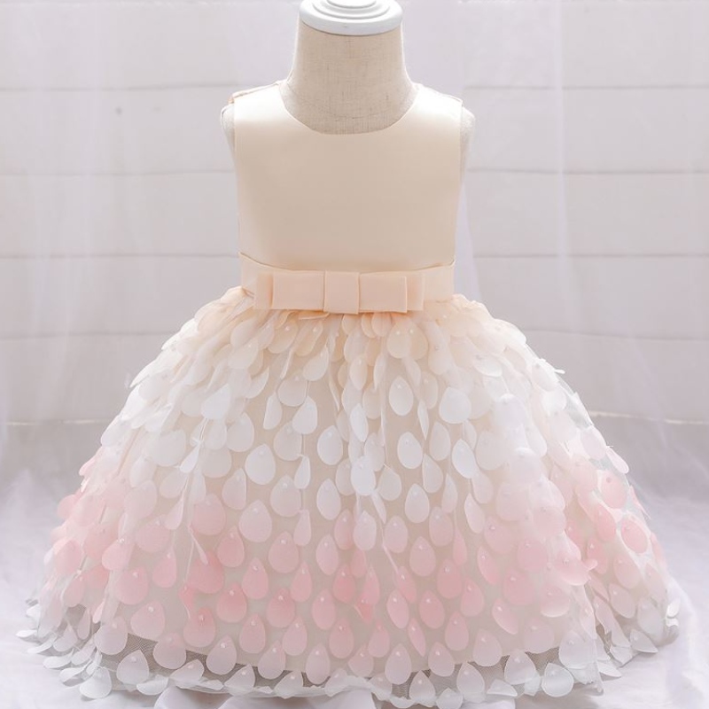 Vestidos de bebé de lentejuelas de sirena