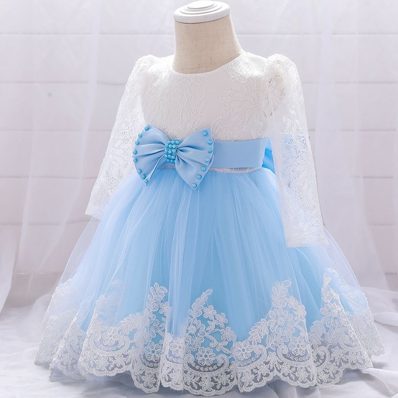 Baige Little Miss Fancy Frock Frock Baby Baby Flower Girls Vestido de cumpleaños Vestido de cumpleaños paraniña L1940XZ