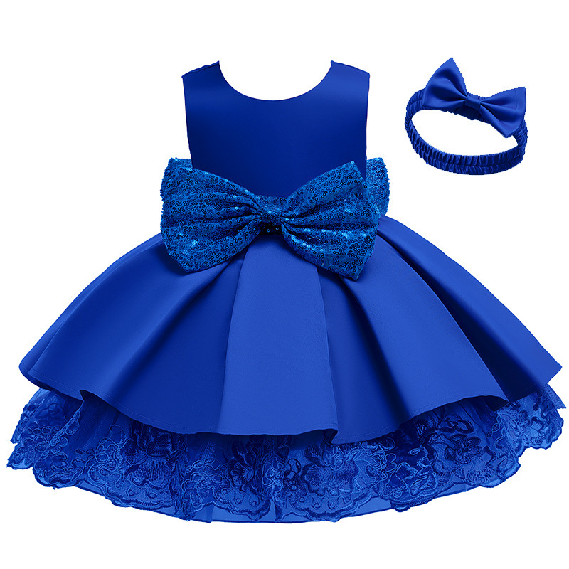 Vestidos de cumpleaños deniña de varias capas de venta caliente vestidos de fiesta de princesa de algodón para vestidos de tutú de 0-8 yniñas para fiesta