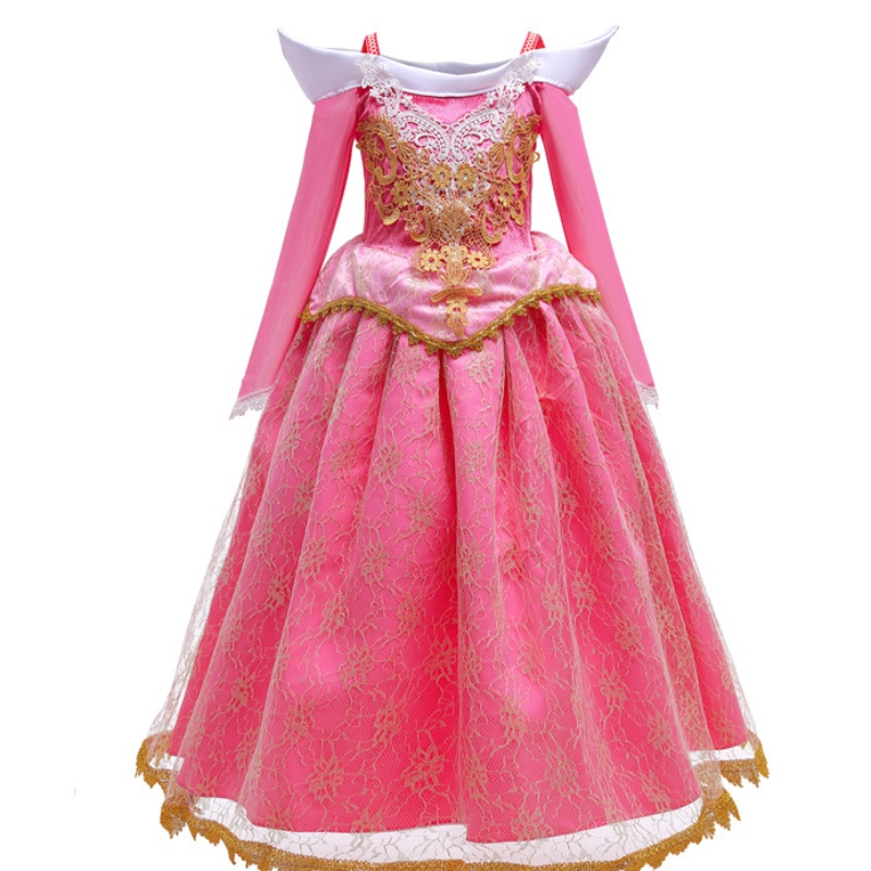 Venta caliente Vestido de chicas de Navidad Princesa Princesa Vestidos Cosplay Girl para Fiesta de Halloween