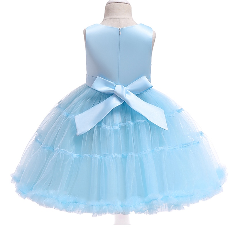 Ansoo Últimoniños de Europa y América con flores de pastel de unicornio falda princesa tutu vestidos causales