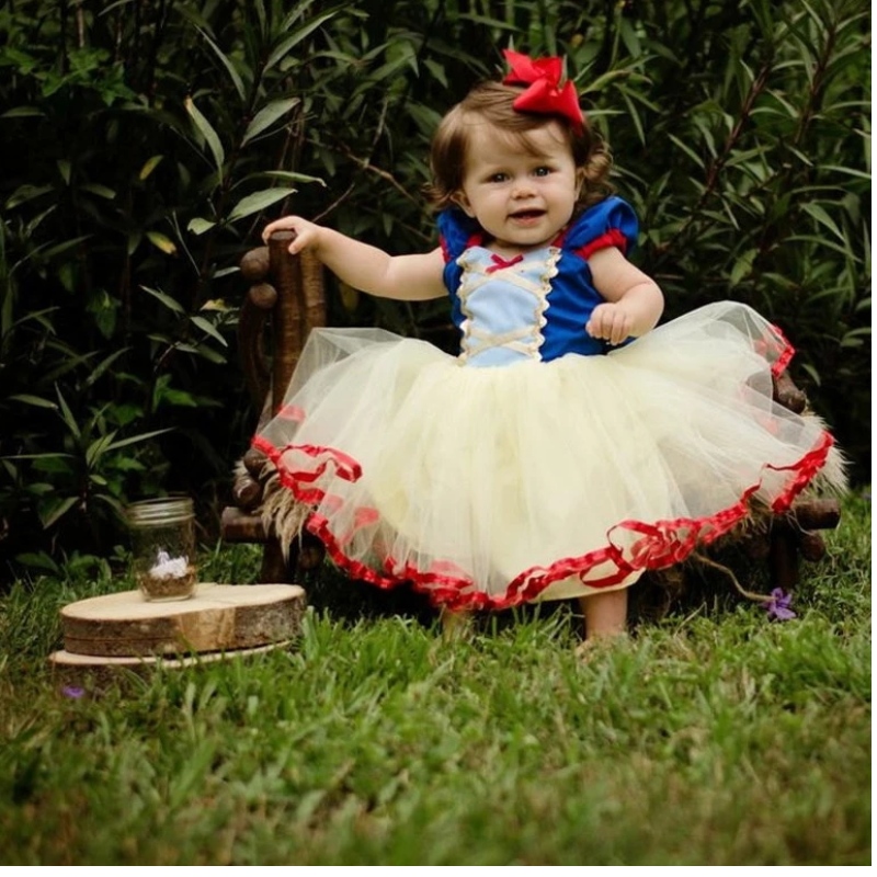 Vestido de fiesta de 1er cumpleaños paraniños pequeños