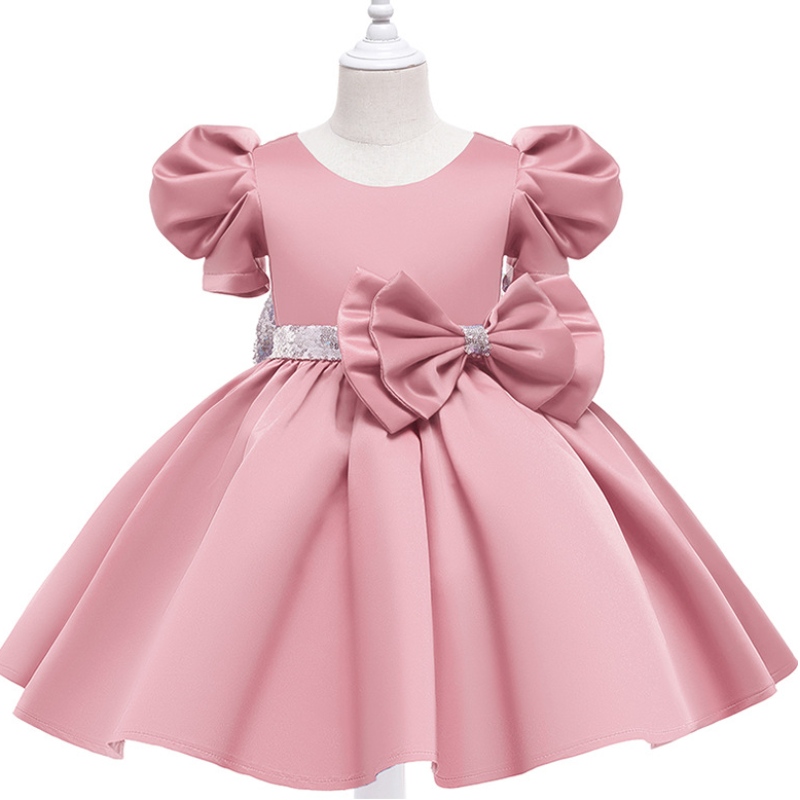 Venta caliente Baby Girl Birthday Vestido Bow Flower Performance Princess Girls Vestidos paraniños paraniños paraniños