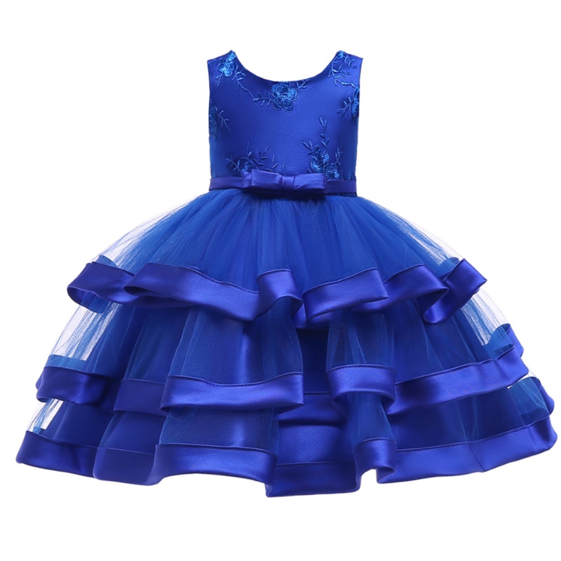 Baby Flower Princess Dress Vestido de fiesta Vestido deniña encantadora Vestido deniña