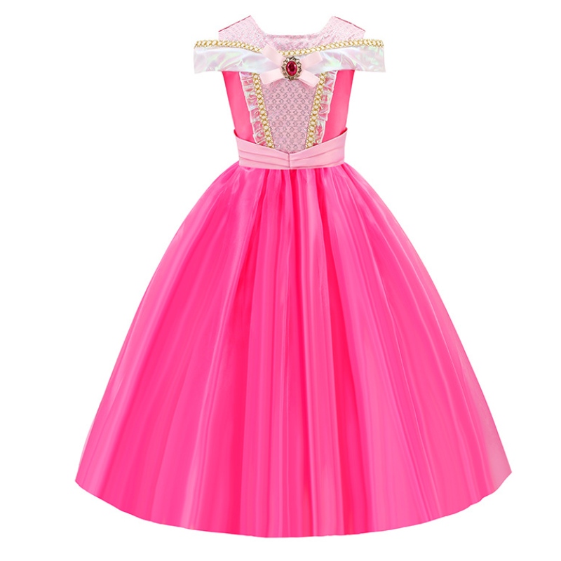 Girls Wedding Fancy Beauty Princess Dress Destino Distancia de cosplay Vestido largo para un regalo de cumpleaños de Halloween