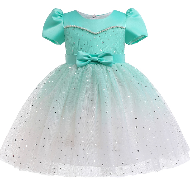 Summer Elsa Princess Dress Sequin Tutu Skirt Kids \\ 's Farty Dress