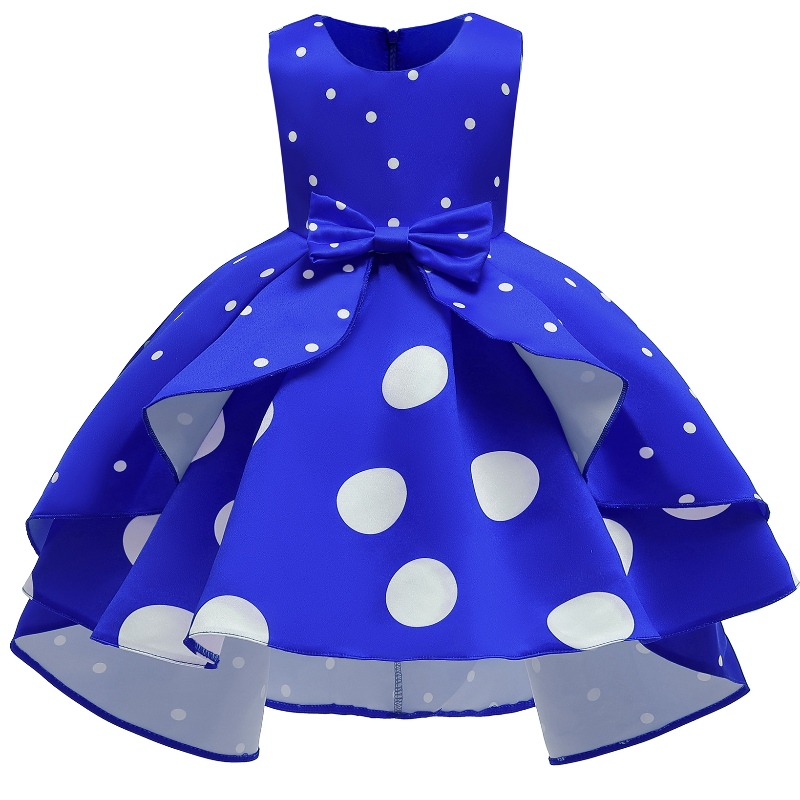 Vestido de fiesta deniñas Polka Dot Princess Dress Children \\ S Vestido de Amazon