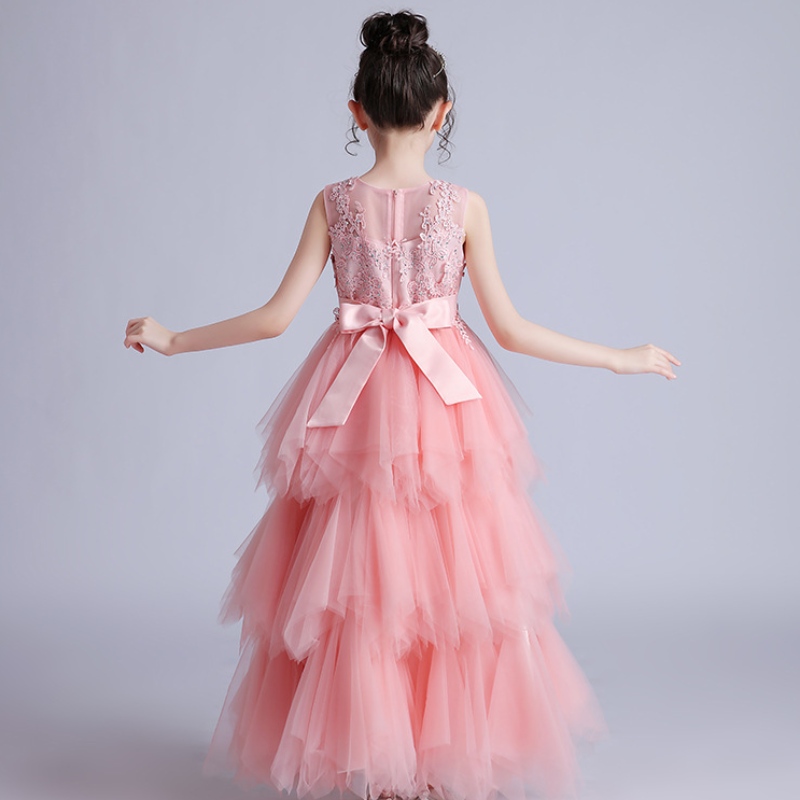 Vestido de princesa paraniños vestidos de fiesta de flores de fábrica elegante vestido denovia paraniñas