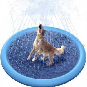Inflable 170 cm Pads de rociador de chispas de perros al aire libre