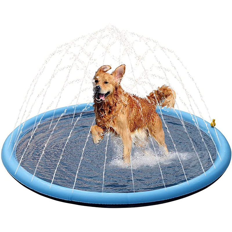 Inflable 170 cm Pads de rociador de chispas de perros al aire libre