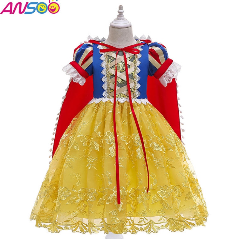 Ansoo 2022 Fancy Girl Princess Dress Halloween y Navidad Cosplay de cosplay
