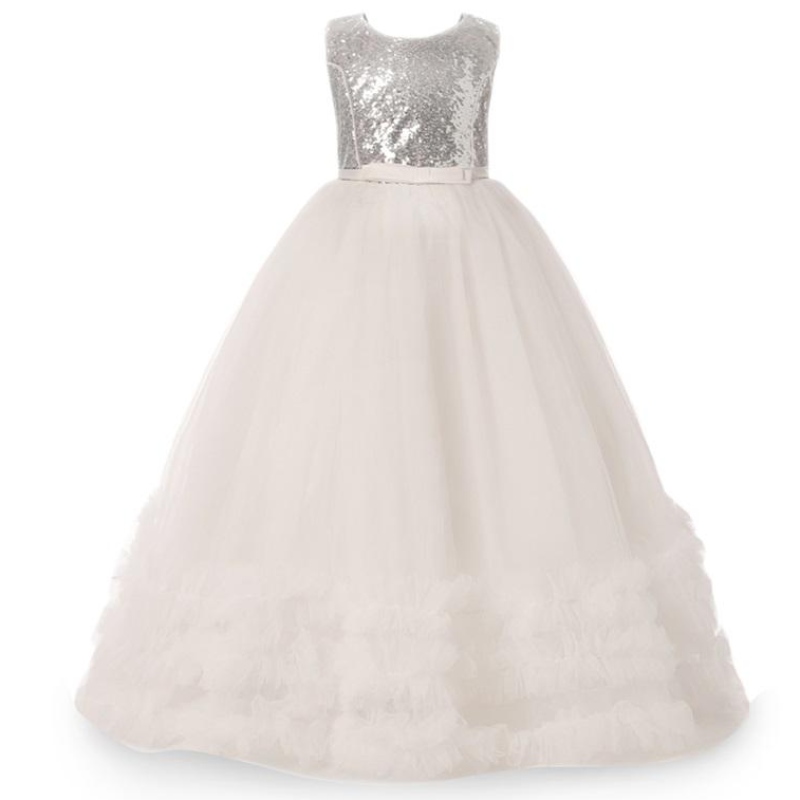 Vestidos paraniños paraniñas Fiesta de Navidad Sequínas adolescentes 10 12 14 años Niños Bodas Flowing Wedding Vestida Princesa ropa deniña