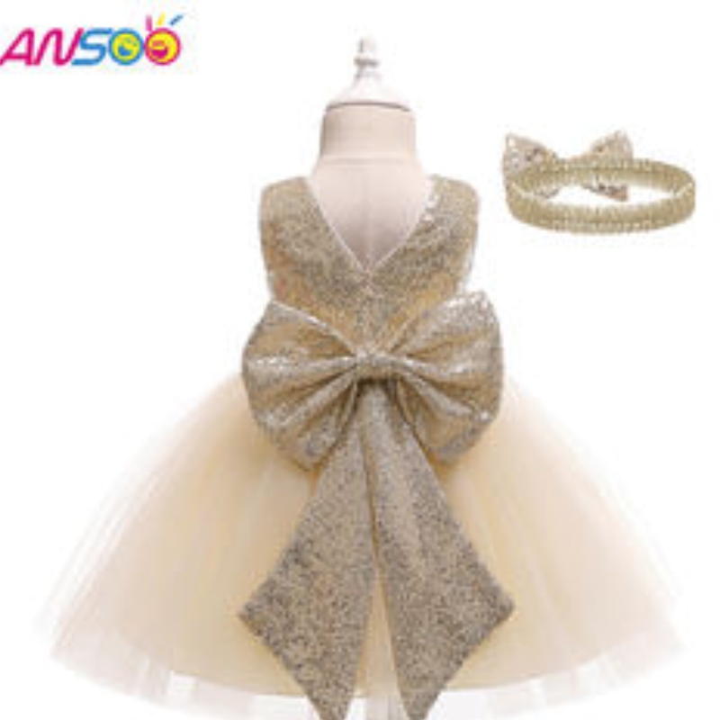 Ansoo Drop envío Vestido deniñas paraniñas paraniños pequeños Tutu Tutu Pageant Dresses Vestidos de encaje Vestido paraniña de flores con banda para la cabeza