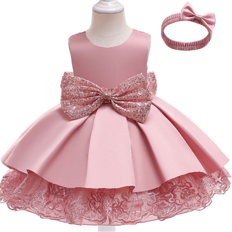 Hermosa reinaniña de flores elegante vestido de pelota casual de verano ropa de Navidad ropa de Navidad