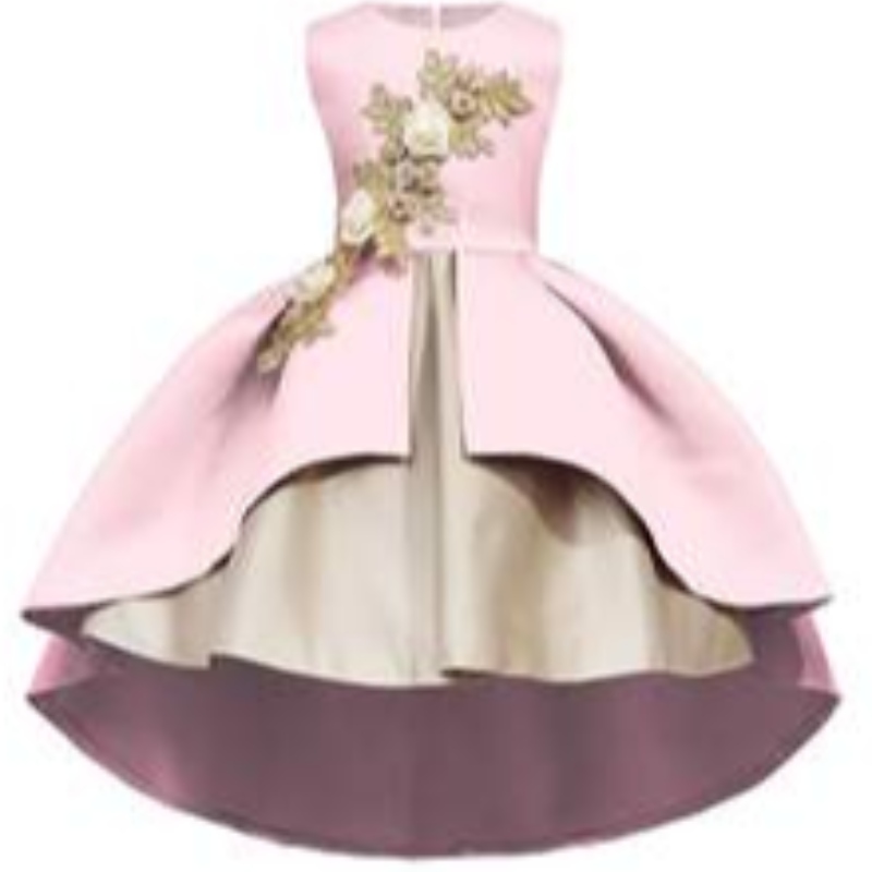 Vestido en capas de flores 3d paraniños pequeños ropa de fiesta sin mangas princesa paraniños cumpleaños